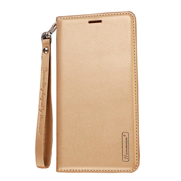 Elegant Effektiv Wallet Case - Samsung Galaxy A72 Guld