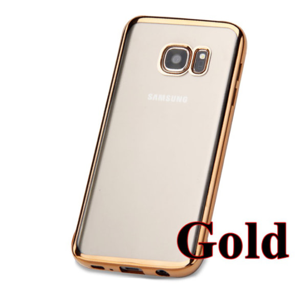 Samsung Galaxy S7 - Stilig silikondeksel fra LEMAN Guld