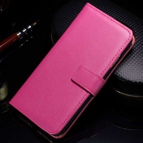 Eksklusivt stilfuldt Smart VINTAGE Wallet etui til iPhone 7 PLUS Hot Pink