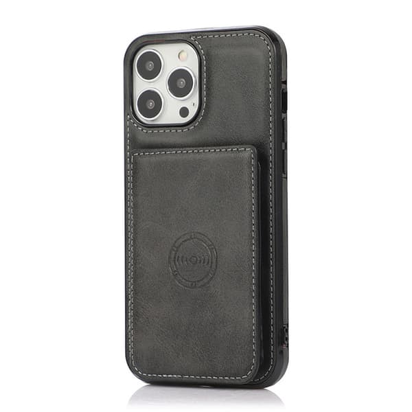 Praktiskt Skal med Kortfack - iPhone 14 Pro Röd