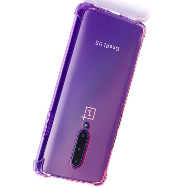 Stilsäkert Skyddsskal FLOVEME - OnePlus 7 Pro Svart/Guld