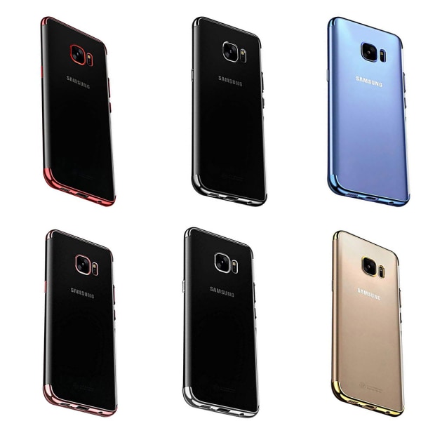Robust Floveme silikondeksel - Samsung Galaxy S7 Edge Guld