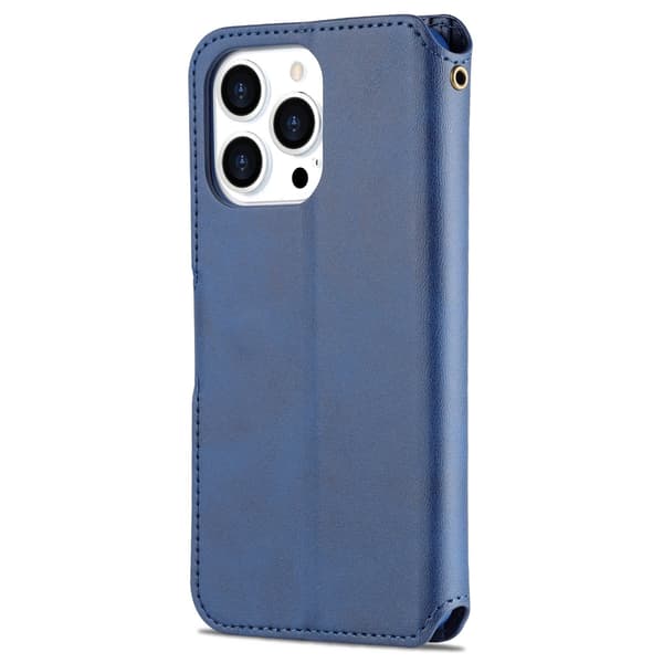 Gennemtænkt praktisk pung-etui - iPhone 14 Pro Blå