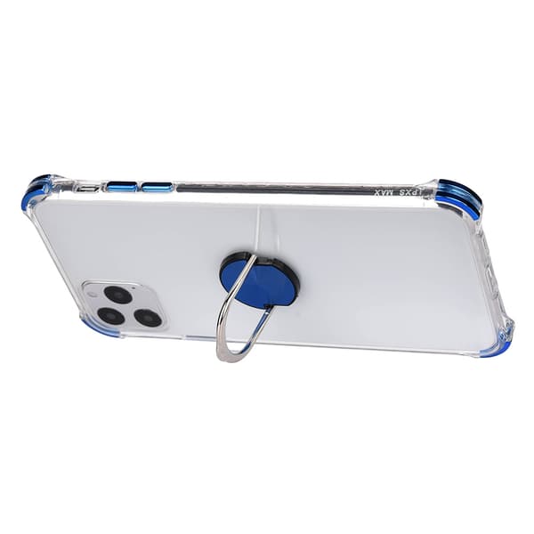 iPhone 11 Pro Max - Skyddsskal med Ringhållare Svart