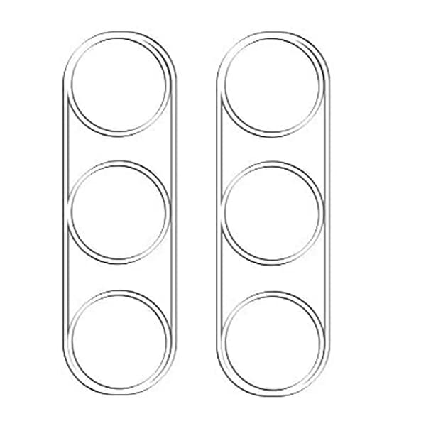 Samsung Galaxy A56 5G  Kameraskydd i glas 2-pack