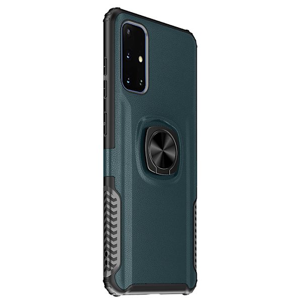 Samsung Galaxy A71 - Skyddsskal med Ringhållare Svart