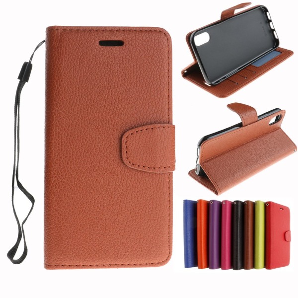iPhone X - NKOBE-kotelo ja lompakko Röd