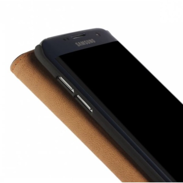 Samsung Galaxy S6 Edge - TOMKASin tyylikäs lompakkokotelo Röd