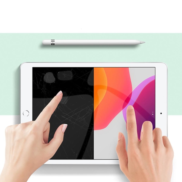 Högkvalitativt HD-Clear Ultratunt Skärmskydd iPad 10.2 2020/2019 Transparent/Genomskinlig