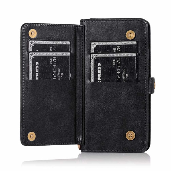 iPhone 7 Plus - Stilig lommebokdeksel Mörkblå