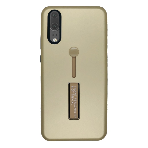 Huawei P20 - Robust Stilsäkert Skal från Kisscase Guld