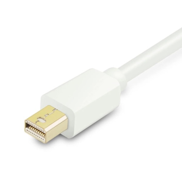 Apple Thunderbolt / Mini -näyttöportti HDMI-sovittimeen Vit