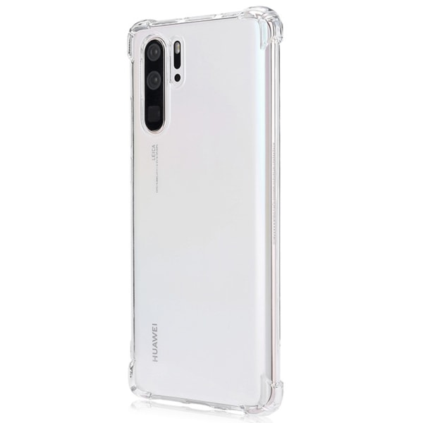 Huawei P30 Pro - Robust Effektfullt Floveme Silikonskal Blå/Rosa