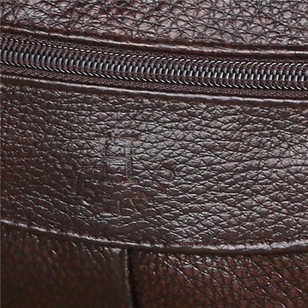 Herr Midjeväska i Cowhide - Klassisk Design för Utomhusbruk S
