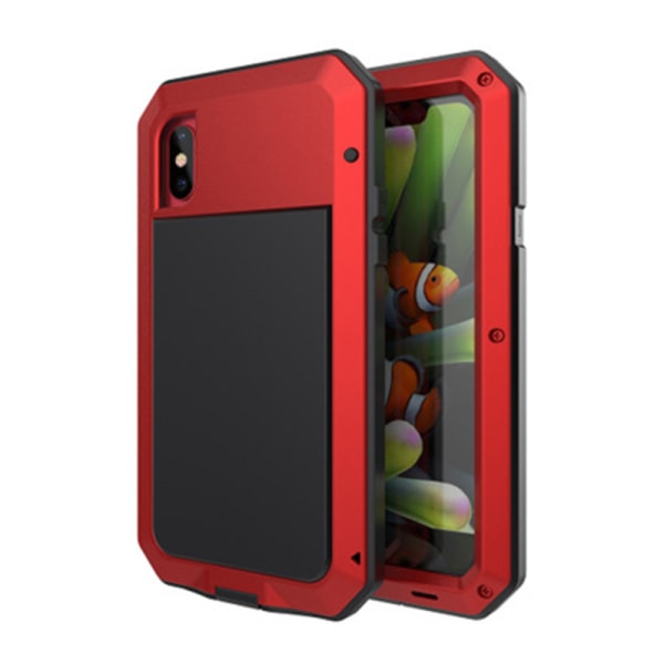 iPhone XR - Käytännöllinen iskunkestävä EXXO-kotelo Röd