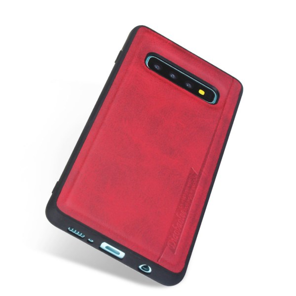 Samsung Galaxy S10 - Gennemtænkt fleksibelt cover Röd