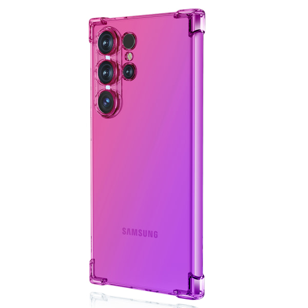 Gradient Luftkuddar TPU-Skal för S24 Ultra Pink