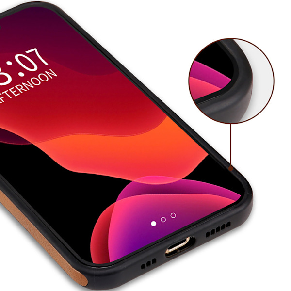 iPhone 12 Pro Max - LEMAN Design Fodral med Kortplats Blå