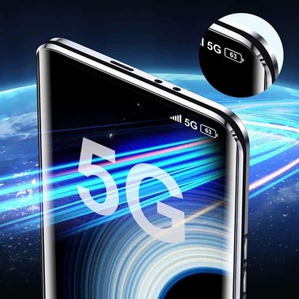 Samsung Galaxy A24 4G - Magnetiskt Dubbelsidigt Skal Guld