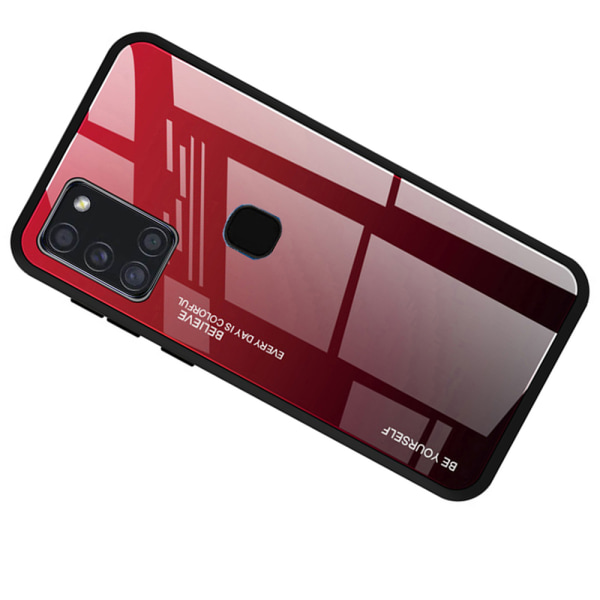 Suojakuori (NKOBEE) - Samsung Galaxy A21S Svart/Röd