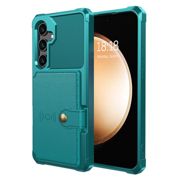 Samsung Galaxy A35 5G - Plånboksfodral i PU-läder med magnetisk Blå