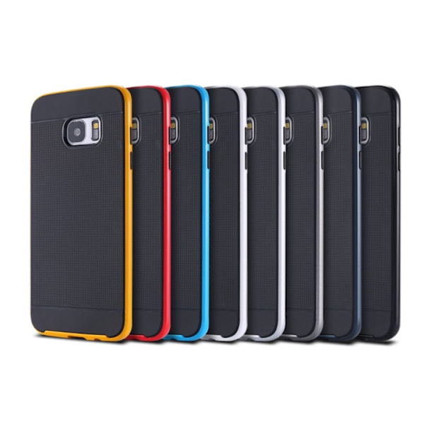 Stötdämpande skal för Samsung Galaxy S7 Edge (NANO-HYBRID) Gul