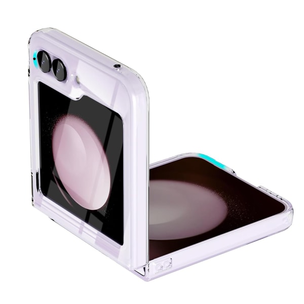 Galaxy Z Flip 5 - Mykt silikon TPU/PC-deksel Transparent