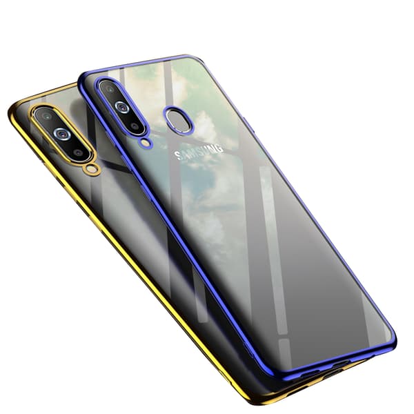 Elegant Stötdämpande Silikonskal - Samsung Galaxy A40 Blå