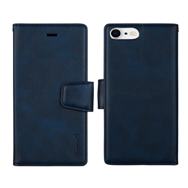 Tyylikäs lompakkokotelo, kaksoistoiminto - iPhone SE 2020 Brun