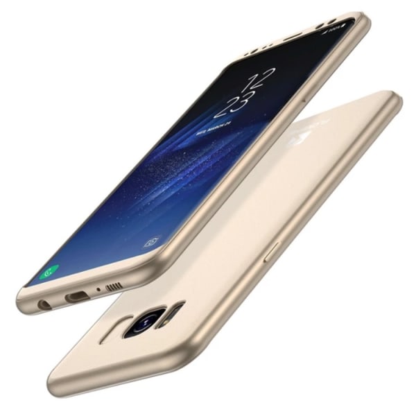Beskyttende Elegant Dobbeltsidet Cover - Samsung Galaxy S7 Edge Guld