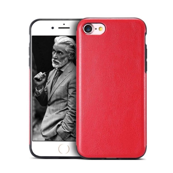 iPhone 7 - FLOVEME Exklusiva Stilrena Läderskal (Retro-Vintage) Rosa