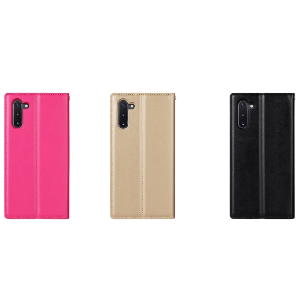 Genomtänkt Robust Plånboksfodral - Samsung Galaxy Note10 Rosaröd