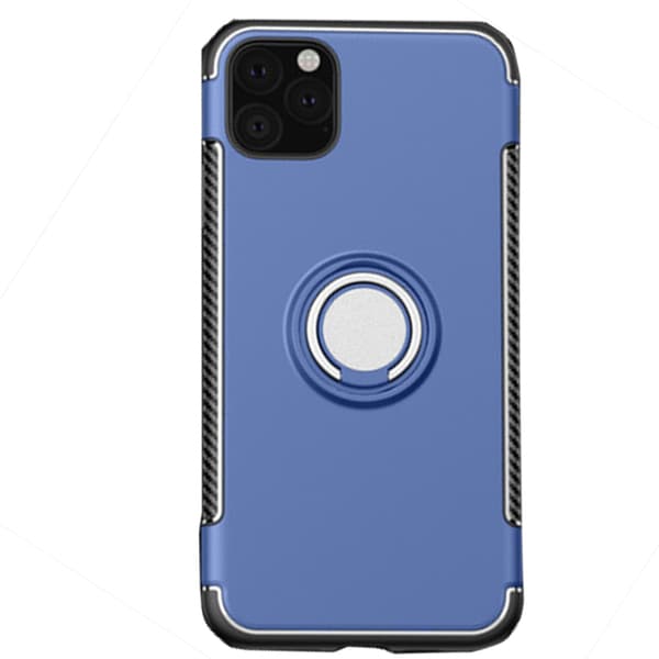 Smidigt Floveme Skal med Ringhållare - iPhone 11 Pro Max Grå