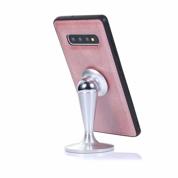 Kätevä kaksitoiminen lompakkokotelo - Samsung Galaxy S10 Röd