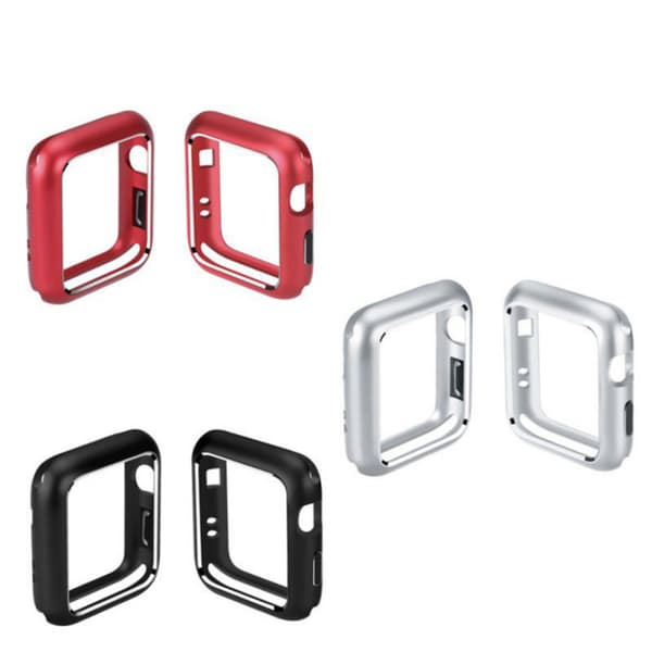 Kraftfullt Skyddsskal iWatch 3/4 MAGNETISKT Silver 38mm