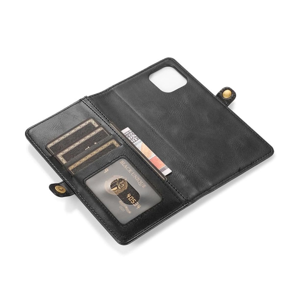 Praktisk kraftfuld pung-etui - iPhone 13 Mini Mörkgrön