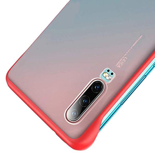 Gennemtænkt stilfuldt cover - Huawei P30 Röd