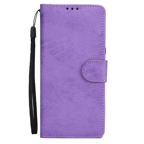 Eksklusivt lommebokdeksel med skallfunksjon for iPhone 8 Marinblå