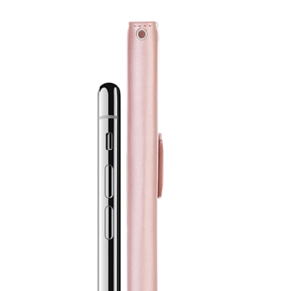 iPhone XR - Plånboksfodral i PU-Läder av Hanman Roséguld