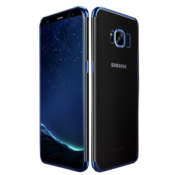 Samsung Galaxy S8 - Eksklusivt smart silikondeksel Blå