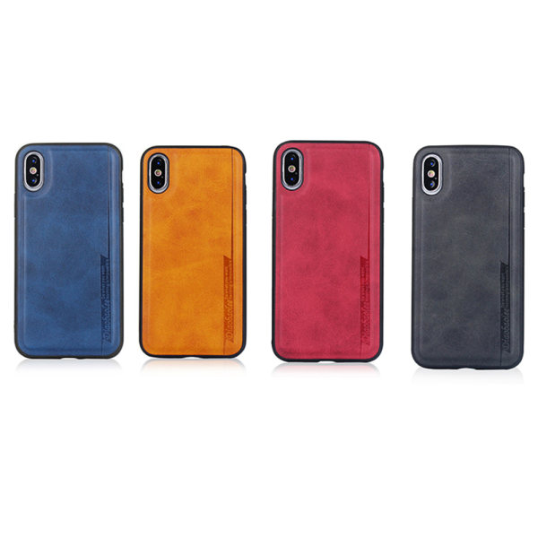 iPhone X/XS - Professionellt Pu-Läder Skal (Diaobaolee) Blå Blå