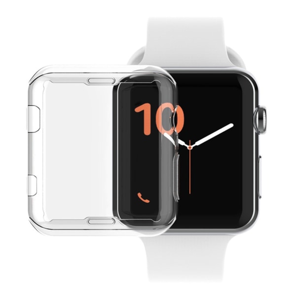 Apple Watch Series 1/2/3 38 mm - Robust beskyttende skal Transparent/Genomskinlig