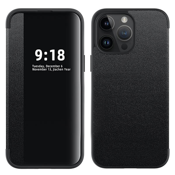 iPhone 12 Pro Max Skyddande Läderfodral  Smart Design Grön