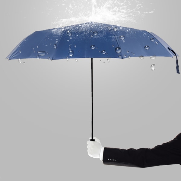 Professionellt Slitt�ligt Automatiskt Paraply Svart