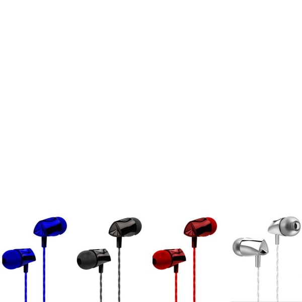 Stilige dynamiske komfortable AUX-hodetelefoner Blå