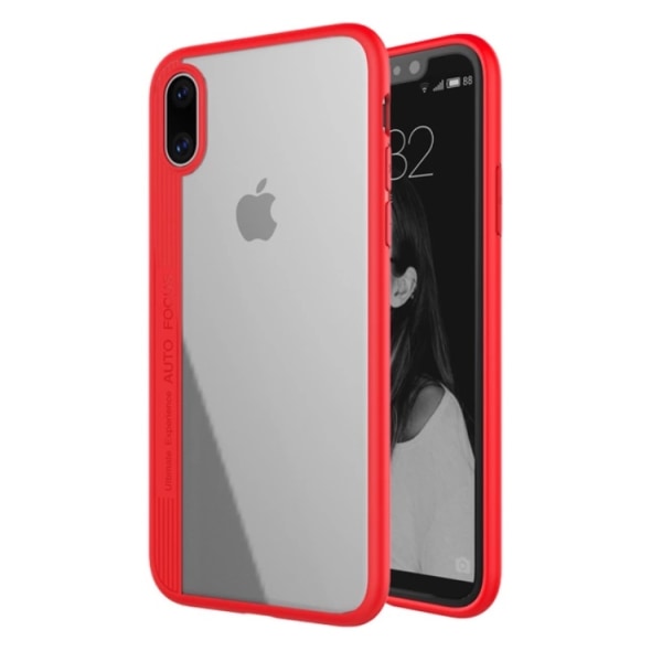 Stilfuldt cover til iPhone X/XS Svart