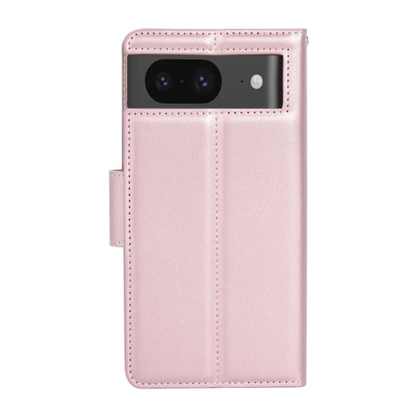 Google Pixel 8 Hanman Mill Plånboksfodral - Elegant & Smidigt 3-kortfack Rosa