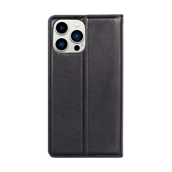 Minuo Plånboksfodral med Handledsrem kompatibel med iPhone 16 Pro Svart