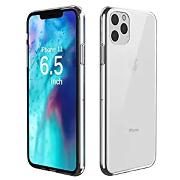 Robust Silikonskal - iPhone 11 Pro Max Transparent Transparent/Genomskinlig