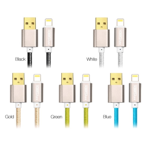 USB-latauskaapeli MYGEEK (Lightning) iPhone/iPad Guld